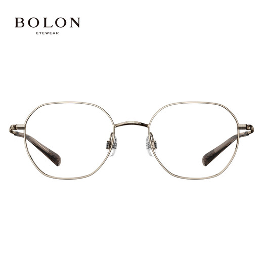 Bolon Tyrannosaurus Miopía Marco Nuevo producto Titanium Marco de marco retro Mujeres redondas BA7000 B20-ANCENIENTE Bronce