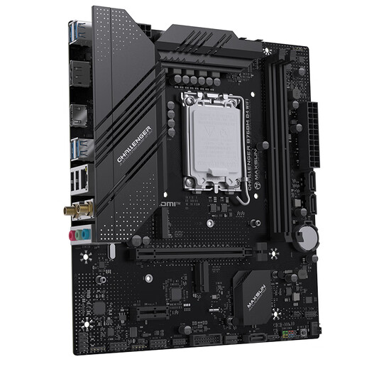 Mingxuan (Maxsun) MS-Challger B760M D4 WiFi Computer Gaming Motherboard unterstützt CPU 12600KF/13490F/13400F (Intel B760/LGA 1700)