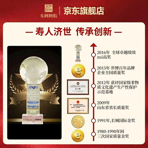 
Dong'e Ejiao Official Store Donkey-hide gelatin 240g gift bags Enhance immunity Shandong donkey-hide gelatin blocks Gift Gift Gifts
