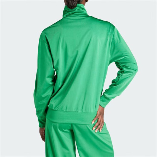 Adidas Clover Women's Jacket 2024 Spring New Classic Three-Bar Loose Comfort Jacket IT7405 IP0604 Green Genuine Guaranteed Fake One Free Three XS