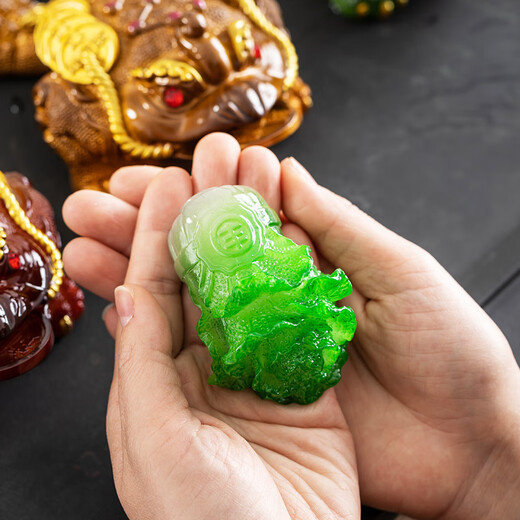 Meikejie's color-changing tea pet tea table decorations can support creative personality, cabbage, Baicai toy tea set, tea ceremony accessories, new style cabbage