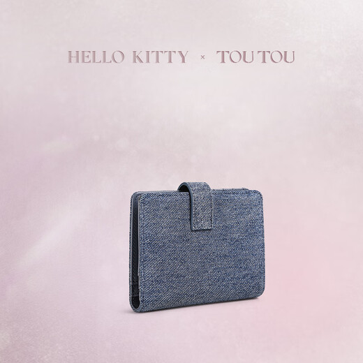 toutou birthday gift hellokitty kid cat denim wallet kt card bag gift for girlfriend girl girl