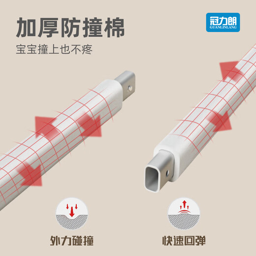 Guanlilang bed fence baby crib guardrail baby heightening anti-fall and anti-fall three-sided bedside vertical lifting fence Hanhan Bear 1 + gray star * 2 three-sided installation three-piece combination (1.8 meters + 2.0 meters + 2.0 meters)