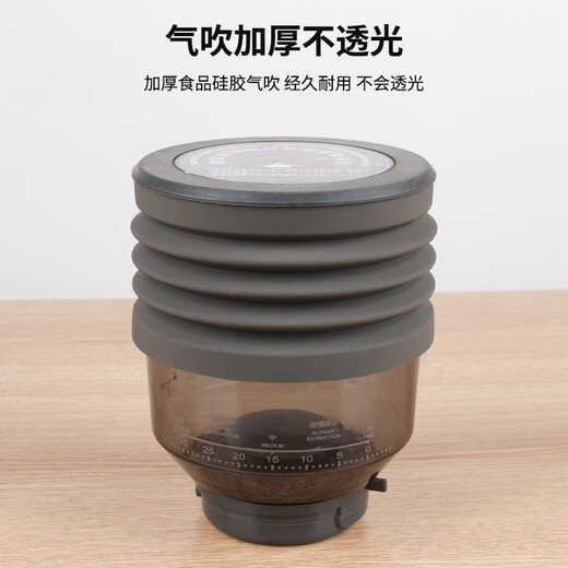 适用百胜图V1气吹二代马克西姆鲶鱼柏翠3899清洁豆仓残粉磨豆机清 百胜图专用接粉环银色