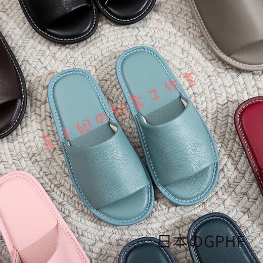 GPHF Japanische High-End-echte Ledersandalen Herren Kuh Sehne unten Sommerpaar in den Innenhochspritzer-Schlupf-Weichboden nicht stinkende Füße Kuh Leder Frauen rosa 25 [geeignet für Größen 35-36]