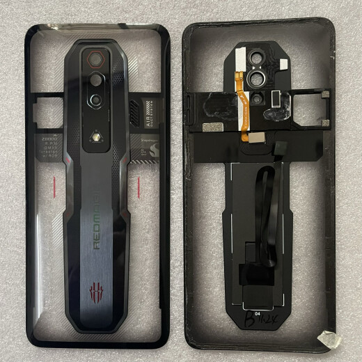 努比亚（nubia）适用努比亚红魔7 7S NX679J原装玻璃后盖 原装手机电池后盖后壳 红魔7玻璃后盖(暗夜骑士)带镜框