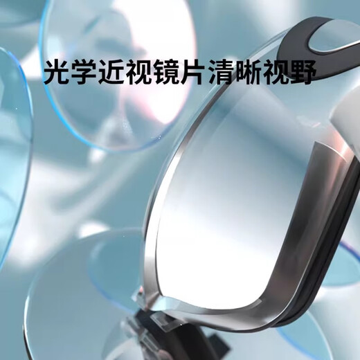 German swimming goggles for men, high-definition, anti-fog, waterproof, professional-grade adult swimming goggles with earplugs for men and women, electroplated black, high-definition anti-fog, anti-UV, flat light