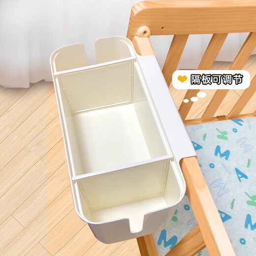 Il jiagong berceau de berceau panier à côté du lit au lit suspendu aux enfants couches de clôture de la tête de la tête de bébé sac de rangement sac à couches de couleurs de pain de sac suspendu [2 packs]