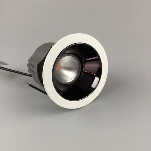 CLCEYled天花射灯嵌入式深防眩高显指2700K酒店会所餐厅餐饮15度聚光灯 7W2700K高显指Ra9755开孔