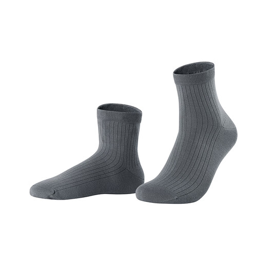 Youngor Socks Men's Four Seasons Socks Selected 32 Count Xinjiang Combed Cotton Men's Socks Triple Socks 7 Colors Dark Gray YNWZ930015CFQ One Size