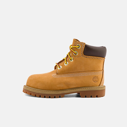 Les nouveaux grosses bottes jaunes de Tianbolan High-Top Martin Boots Children's Outdoor Travel Model 12809W / Wheat Color 25