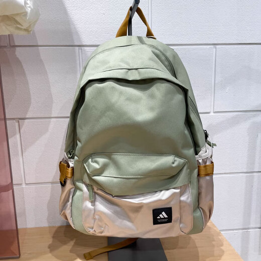 阿迪达斯 （adidas）双肩包男包女包运动包学生书包电脑包户外出行休闲背包HY0749 JX5010浅绿 以专柜实物为准