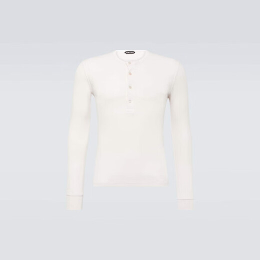 TOM FORD (TOM FORD) Men's Knitted Henley P00885794 White 2XL XXL