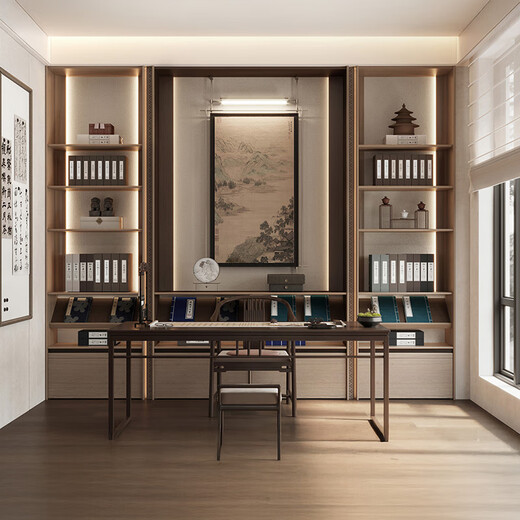 Sophia Wardrobe Whole House Customization New Chinese Style Solid Wood Leather Wardrobe Simple Bedroom Furniture Storage Wardrobe Storage Cabinet Wenshan Oak Square Meter Price