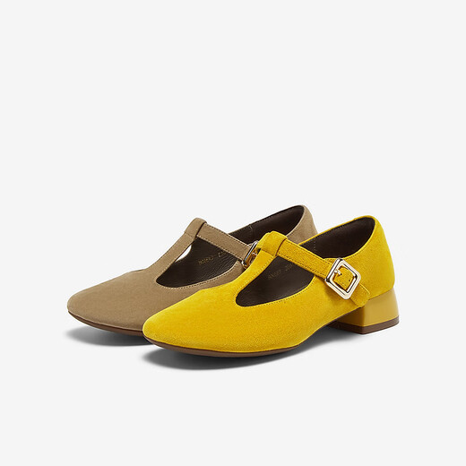 Mejores 25 Autumn Marie Jane Shoes Fashion Light Mouth Singles Singles Shoes Bn687ca5 Apricot Color 38