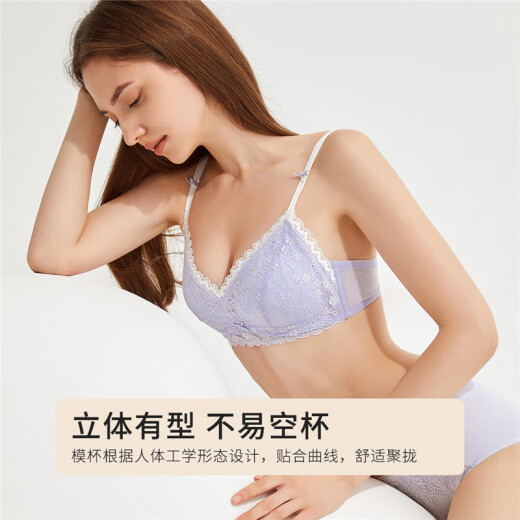 El nuevo producto de Urban Beauty, el sujetador francés de encaje sexy, la ropa interior delgada de las mujeres, la ropa interior Triangle Cup, Hermosa espalda 2B32C5