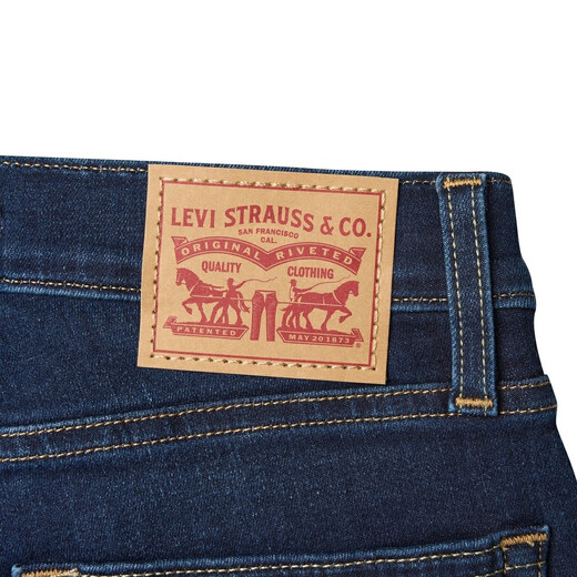Levi's 724 Slim recto American American Temperamento casual simple con pantalones de pasajeros Blue oscuro 26 (28)