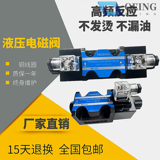 Hydraulic valve solenoid directional valve DSG-02/03-3C2 3C4 3C6 single-head valve double-head valve solenoid valve DSG-02-2B2-DL-DC24V