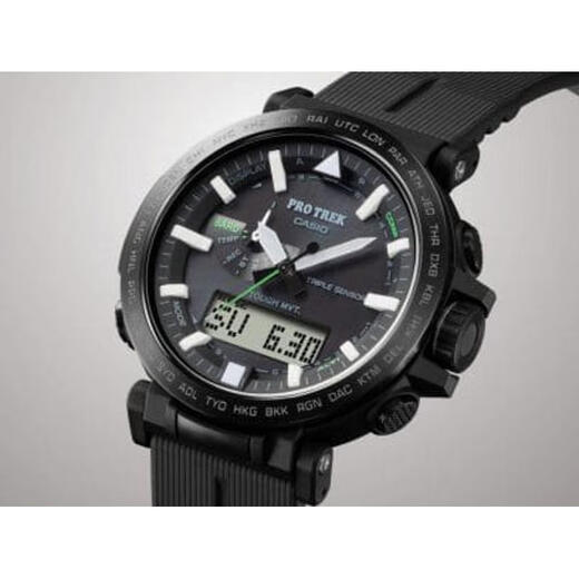 卡西欧（CASIO）环保户外男士腕表 多功能太阳能设计 舒适可读性强 PRW-6621Y-1JF