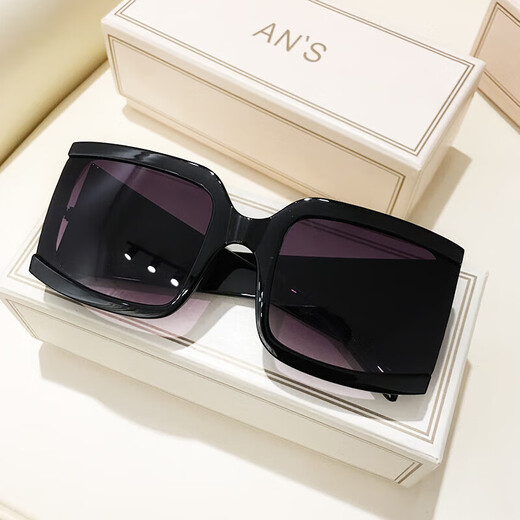 Официальный веб-сайт Tyrannosaurus Sunglasses, официальный веб-сайт, европейские и американские широкоугольные солнцезащитные очки с широкими ногами, женские интернет-знаменитости модные мода Tyrannosaurus Red Frame Black Film
