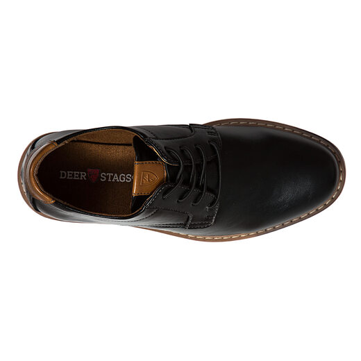 Deer Stags Boys Marco Jr Oxford Shoes, Black Black 7 Big Kid