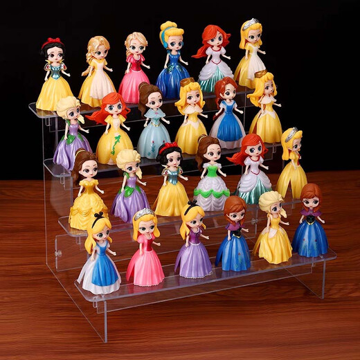 Lekali blind box storage display rack ladder type storage rack Bubble Mart hand-made small ornaments display cabinet stand-up display rack ladder rack 5 layers 29cm