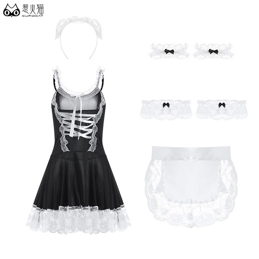 Hot cat sex underwear JK maid outfit COS seductive pajamas sexy college style nightgown New Year battle robe R847