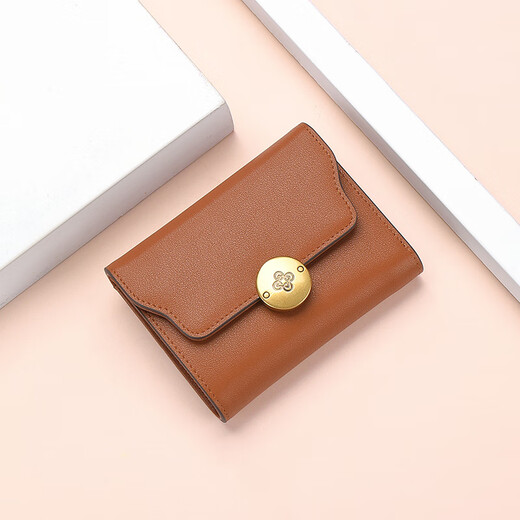 Goldlion Women's Wallet Gift Box Fashionable Simple Multi-Card Slot Wallet Birthday Gift