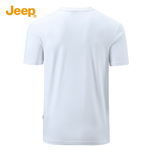 T-shirt Jeep (Jeep) pour les tendances de la mode des hommes et les jeunes polyvalents du cou rond
