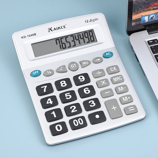 Business Finance Office Calculator 12-Bit großer Bildschirmrechner 1048B Taschenrechner Einfacher Rechner