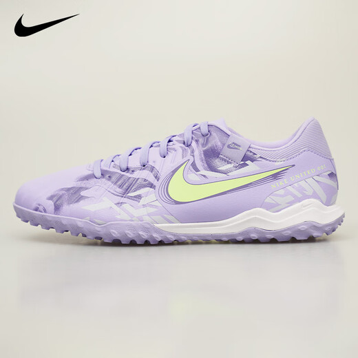 Nike Tianlang Football Nike Tiempo Legende 10 Mittelklasse TF gebrochener Nagel-Mann-Gras-Fußballschuhe Männer HF1591-500 Lila Grünblau#HF1591-500 40.5 (255 mm) US7.5