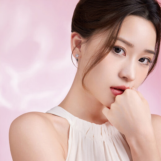 Saturday Fortune Small Silver Flower Petal Earrings Women's S925 Silver Earrings Birthday Gift J0912154 Pair