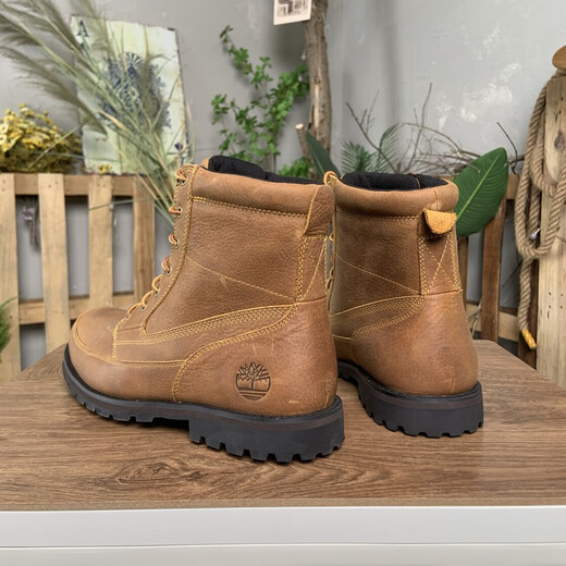 Timberland添柏岚男鞋马丁靴春秋户外徒步登山抓地耐磨皮革高帮工装休闲鞋 A5YQS231 41.5 (260mm)