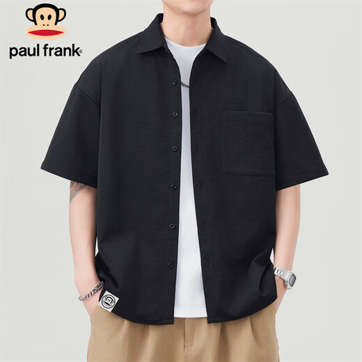 Big Mund Affe Kurzarm Shirt Herren Sommer Trendy Brand Casual Shirt Herren -Farbfarbe Top Simple Jacke Herren chinesische Valentinstagsgeschenk