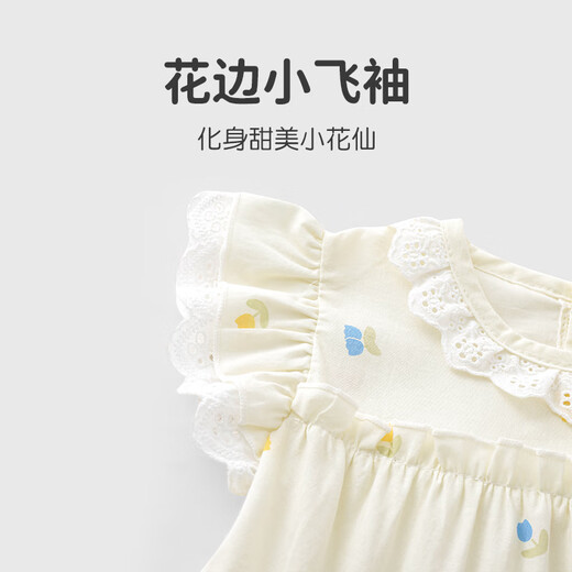 优奇女宝宝短袖短裤2025新款夏季薄款婴儿夏装可爱小套装女童一岁衣服