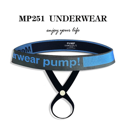 
FMSERUIOS Men's Sexy Underwear Lifting Butt Hot Transparent Loop Sports Ring Thong Pants Advantage GayT Pants Personality