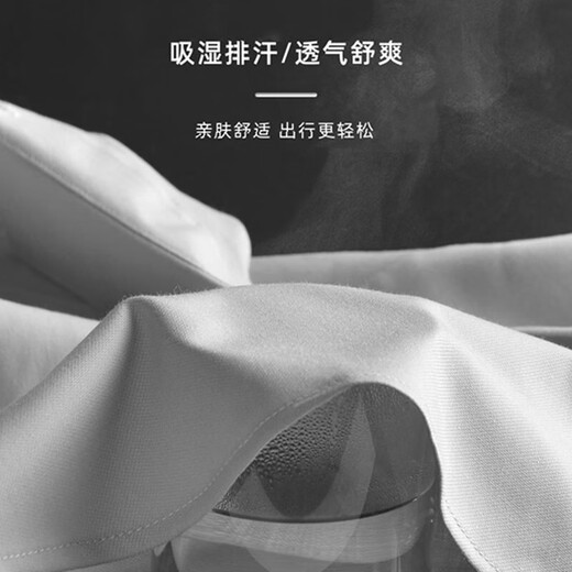 【免烫抗皱】男士夏季白衬衫短袖正装职业冰丝商务休闲修身衬衣男 白色 【短袖款】 40 【建议130斤-150斤】