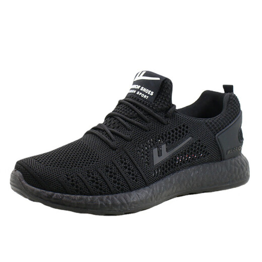 Huili Herrenschuhe Frühlings- und Sommer atmungsaktiven neuen trendigen Schuhen für Männer weicher alleiniger Mesh Laufschuhe Freizeitschuhe Sneaker Männer Schwarze Frauen 6175 38