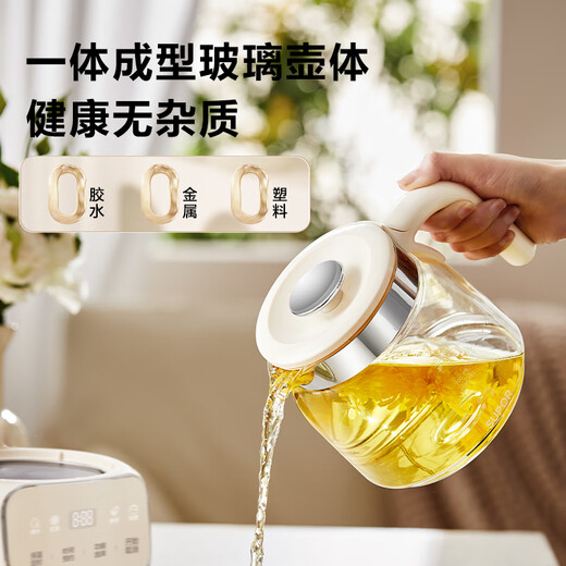 SUPOR Health Kettle Kettle 1L Mini Health Cup All Glass Tea Maker Thermostatic Kettle Household Tea Kettle Insulated All Glass SW-10Y05Q