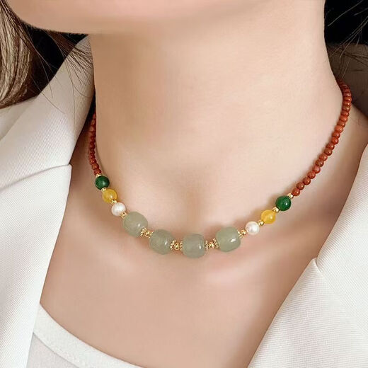 Xinheming's necklace to cover thyroid scars, DANKA, is an adjustable short neck chain that does not fade after surgery, a scar-covering clavicle chain