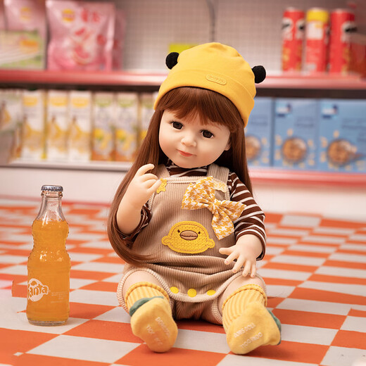 Doris 55cm Wiedergeburt Simulation Doll Badeprinzessin Geschenkbox Spielzeug Dress Up Baby Girl Geburtstag Geschenk Geschenk