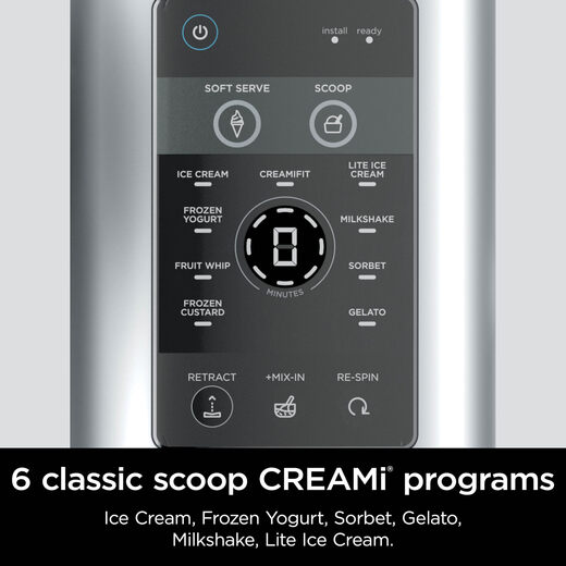 NINJA Swirl CREAMi Ice Cream Maker 13 in 1 Low Calories NC701