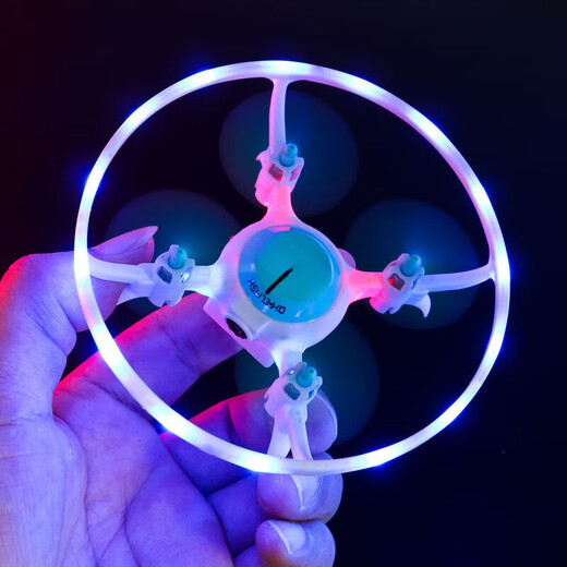 无人机迷你遥控飞机儿童4K高清航拍入门级小型四轴飞行器玩具 蓝[智能定高/一键返航]无航拍 双电续航[原装配件包]