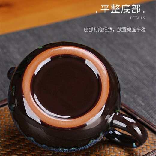 Feiyuejia tea set kiln-turned Xishi teapot and teacup five-piece set business souvenir gift for elders and father's holiday gift gold-glazed Xishi teapot 1 pot 4 cups gift box
