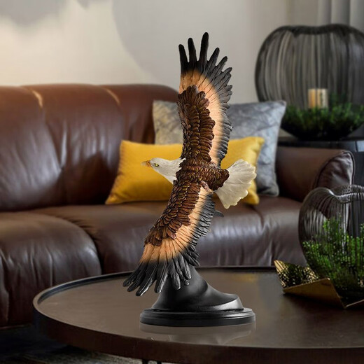 Taijinrui desk ornaments Dapeng spreading wings eagle crafts eagle sculpture TV cabinet entrance wine cabinet living room decoration BY2241 branch eagle