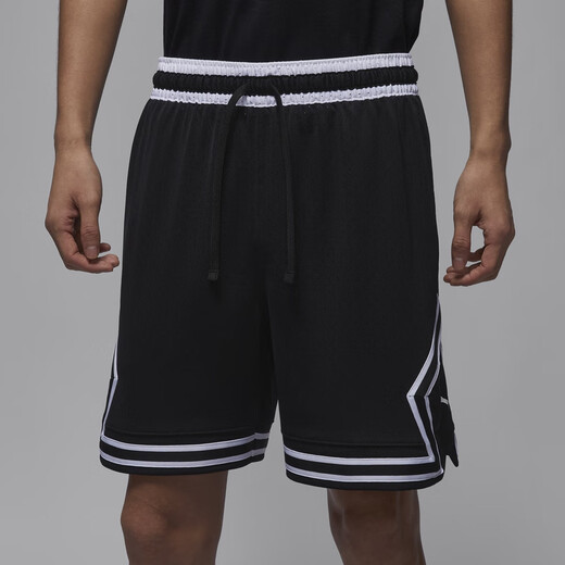 耐克（NIKE）Jordan官方耐克乔丹DRI-FIT男子速干网眼布短裤夏季篮球HF9911 010黑/白/白 S