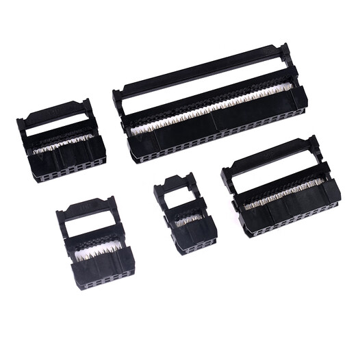 FC crimping head, horn plug 6/8/10p/14/16/20/26/30/40pin cable head 2.54mm FC-10P (5 pieces)