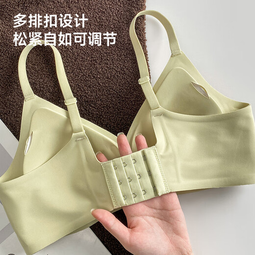 猫人（MiiOW）女士内衣女生无钢圈文胸女夏季薄款可调节细肩带小胸显大内衣胸罩