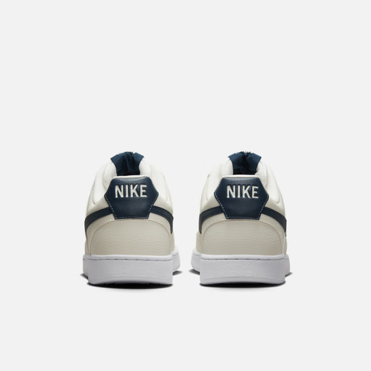 NIKECOURT VISION低帮男子运动鞋冬季新款透气耐穿HQ4867 101帆白/军械深海蓝/白 44.5