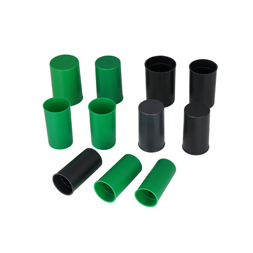 Chuangjimei rebar protective cap plastic rebar wire head protective sleeve thickened and lengthened straight threaded steel bar sleeve plug for construction use extended black 28 steel bar cap 2000 pieces